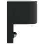 Aplique de pared exterior 2 pcs Negro 12 x 7 x 15 cm
