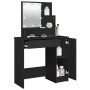 Dressing table with LED black 86.5x35x136 cm by vidaXL, Bedroom Dressers - Ref: Foro24-808811, Price: 91,48 €, Discount: %