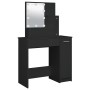 Dressing table with LED black 86.5x35x136 cm by vidaXL, Bedroom Dressers - Ref: Foro24-808811, Price: 91,48 €, Discount: %
