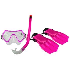 Waimea set de buceo 34-38 para adultos rosa / negro 88DS