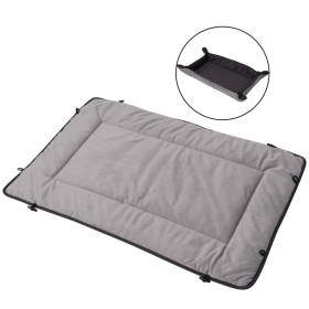 Cama-estera para perro Gris 65x100 cm