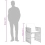 Sillones de jardín con cojines 4 uds ratán sintético gris