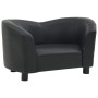 Kunstleder Hundesofa schwarz 67x41x39 cm von vidaXL, Betten für Hunde - Ref: Foro24-170946, Preis: 96,80 €, Rabatt: %