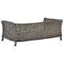 Hundekorb mit naturgrauem Weidenkissen 90x54x35 cm von vidaXL, Betten für Hunde - Ref: Foro24-170776, Preis: 121,88 €, Rabatt: %