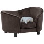 Sofá para perro felpa marrón 69x49x40 cm by vidaXL, Beds for dogs - Ref: Foro24-170942, Price: 114,15 €, Discount: %