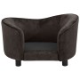 Hundesofa aus braunem Plüsch 69x49x40 cm von vidaXL, Betten für Hunde - Ref: Foro24-170942, Preis: 114,15 €, Rabatt: %