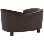 Sofá para perro felpa marrón 69x49x40 cm by vidaXL, Beds for dogs - Ref: Foro24-170942, Price: 114,15 €, Discount: %