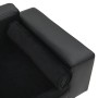 Schwarzes Hundesofa aus Plüsch und Kunstleder, 81 x 43 x 31 cm von vidaXL, Betten für Hunde - Ref: Foro24-170954, Preis: 81,4...