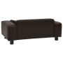 Hundesofa aus Plüsch und braunem Kunstleder, 81 x 43 x 31 cm von vidaXL, Betten für Hunde - Ref: Foro24-170955, Preis: 86,48 ...