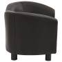 Hundesofa braunes Kunstleder 67x41x39 cm von vidaXL, Betten für Hunde - Ref: Foro24-170947, Preis: 78,38 €, Rabatt: %