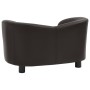 Hundesofa braunes Kunstleder 67x41x39 cm von vidaXL, Betten für Hunde - Ref: Foro24-170947, Preis: 78,38 €, Rabatt: %