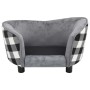 Sofá para perro felpa gris 68x38x38 cm de vidaXL, Camas para perros - Ref: Foro24-170963, Precio: 86,95 €, Descuento: %
