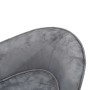 Sofá para perro felpa gris 68x38x38 cm de vidaXL, Camas para perros - Ref: Foro24-170963, Precio: 86,95 €, Descuento: %