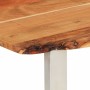 Mesa de comedor de madera maciza de acacia 180x90x76 cm