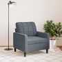 Sillón de terciopelo gris oscuro 60 cm en Sofás | Comprar online en Foro24