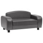 Hundesofa graues Kunstleder 80x50x40 cm von vidaXL, Betten für Hunde - Ref: Foro24-170964, Preis: 118,02 €, Rabatt: %