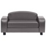 Hundesofa graues Kunstleder 80x50x40 cm von vidaXL, Betten für Hunde - Ref: Foro24-170964, Preis: 118,02 €, Rabatt: %