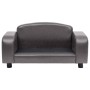 Sofá para perros cuero sintético gris 80x50x40 cm de vidaXL, Camas para perros - Ref: Foro24-170964, Precio: 118,02 €, Descue...