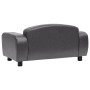 Hundesofa graues Kunstleder 80x50x40 cm von vidaXL, Betten für Hunde - Ref: Foro24-170964, Preis: 118,02 €, Rabatt: %