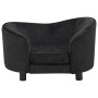Sofá para perros felpa negro 69x49x40 cm de vidaXL, Camas para perros - Ref: Foro24-171021, Precio: 113,21 €, Descuento: %