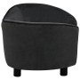 Sofá para perros felpa negro 69x49x40 cm de vidaXL, Camas para perros - Ref: Foro24-171021, Precio: 113,21 €, Descuento: %