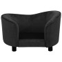 Sofá para perros felpa negro 69x49x40 cm de vidaXL, Camas para perros - Ref: Foro24-171021, Precio: 113,21 €, Descuento: %