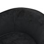Sofá para perros felpa negro 69x49x40 cm de vidaXL, Camas para perros - Ref: Foro24-171021, Precio: 113,21 €, Descuento: %