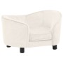 Cremefarbenes Hundesofa aus Plüsch, 69 x 49 x 40 cm von vidaXL, Betten für Hunde - Ref: Foro24-171025, Preis: 113,89 €, Rabat...