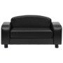 Kunstleder-Sofa für Hunde schwarz 80x50x40 cm von vidaXL, Betten für Hunde - Ref: Foro24-170965, Preis: 121,88 €, Rabatt: %