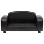 Kunstleder-Sofa für Hunde schwarz 80x50x40 cm von vidaXL, Betten für Hunde - Ref: Foro24-170965, Preis: 121,88 €, Rabatt: %