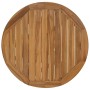 Mesa de jardín madera maciza de teca Ø109x74 cm
