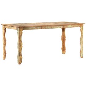 Mesa de comedor de madera maciza reciclada 160x80x76 cm Mesa de comedor de madera maciza reciclada 160x80x76 cm