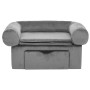 Hundesofa mit grauer Plüschschublade 75x50x38 cm von vidaXL, Betten für Hunde - Ref: Foro24-171076, Preis: 112,84 €, Rabatt: %
