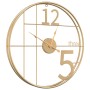 Reloj de pared de hierro dorado Ø50 cm