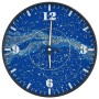 Reloj de pared con escalas y agujas luminosas azul Ø30 cm