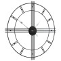 Reloj de pared de hierro negro Ø60 cm