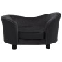 Sofá para perros felpa y cuero sintético negro 69x49x40 cm de vidaXL, Camas para perros - Ref: Foro24-171032, Precio: 115,08 ...