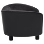 Sofá para perros felpa y cuero sintético negro 69x49x40 cm de vidaXL, Camas para perros - Ref: Foro24-171032, Precio: 115,08 ...