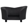 Sofá para perros felpa y cuero sintético negro 69x49x40 cm de vidaXL, Camas para perros - Ref: Foro24-171032, Precio: 115,08 ...