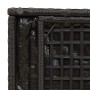 Caja de cojines Negro 50 x 50 x 50 cm ratán sintético