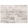 Paneles de pared 3D 10 unidades EPS gris claro 100x50 cm