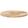 Tablero de mesa redondo madera maciza de acacia Ø40x2 cm