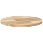 Tablero de mesa redondo madera maciza de acacia Ø40x2 cm