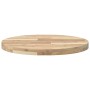 Tablero de mesa redondo madera maciza de acacia Ø60x4 cm en Tableros para mesas | Comprar online en Foro24