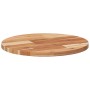 Tablero de mesa redondo madera maciza de acacia Ø40x2 cm