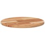 Tablero de mesa redondo madera maciza de acacia Ø50x2 cm