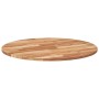 Tablero de mesa redondo madera maciza de acacia Ø80x2 cm