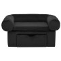 Hundesofa mit schwarzer Plüschschublade 75x50x38 cm von vidaXL, Betten für Hunde - Ref: Foro24-171078, Preis: 111,95 €, Rabat...