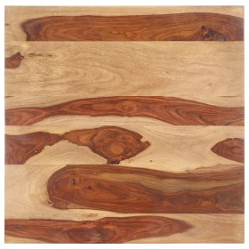 Superficie de mesa madera maciza de sheesham 25-27 mm 70x70 cm