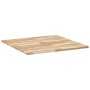 Tablero de mesa cuadrado madera maciza acacia 80x80x2 cm en Tableros para mesas | Comprar online en Foro24